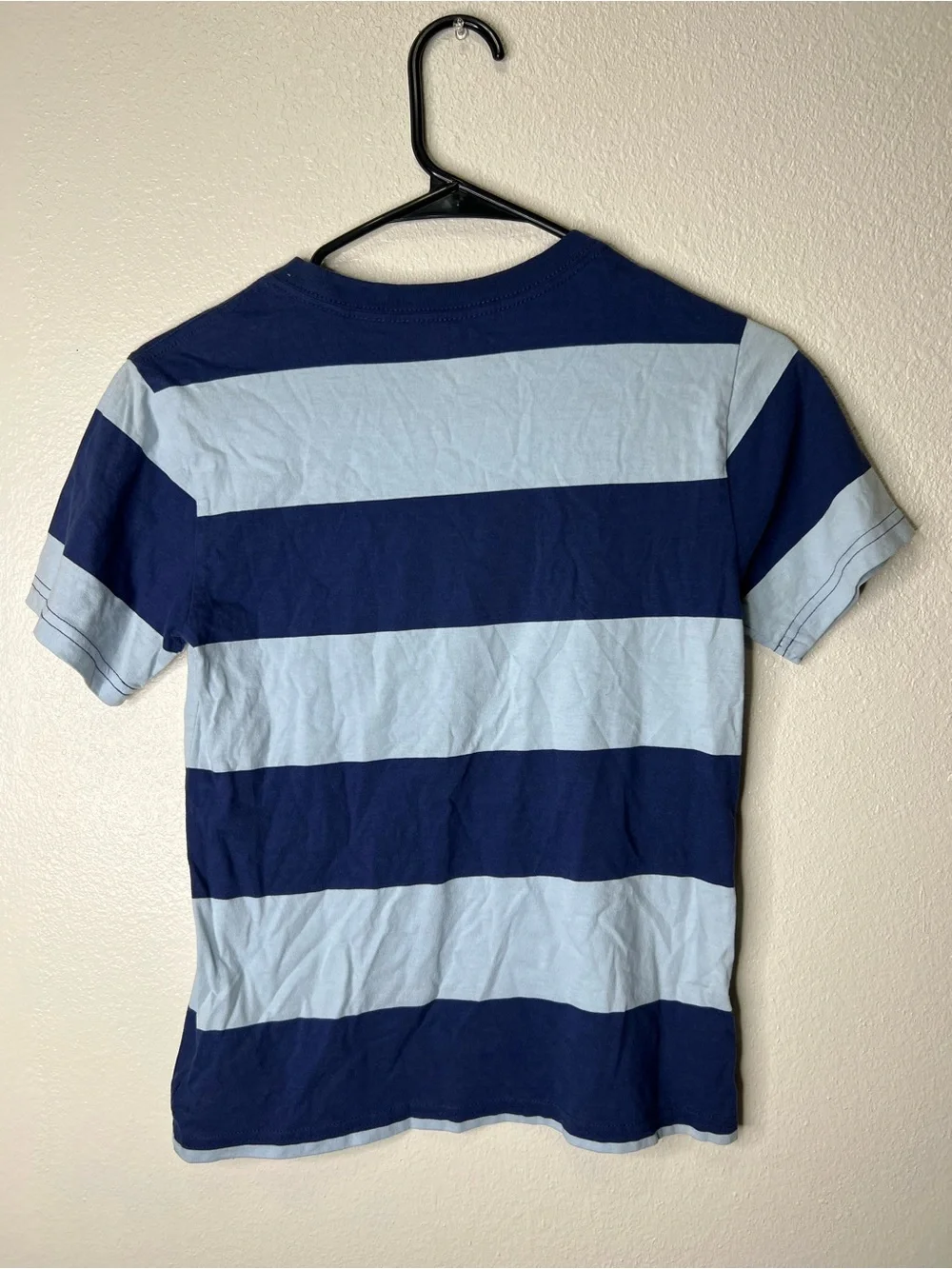 Ralph Lauren Polo Striped Tee in Navy & Light Blue